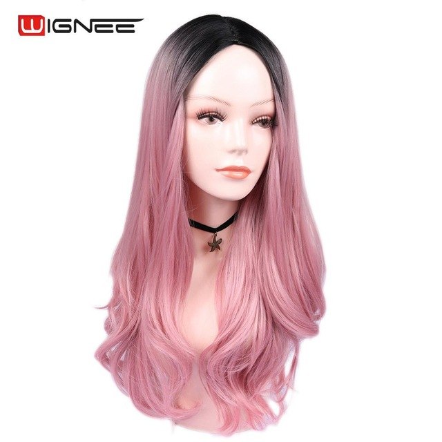 Wignee Long Ombre Brown Hair Wigs